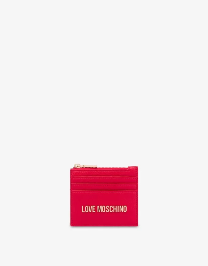 Card holder with logo lettering