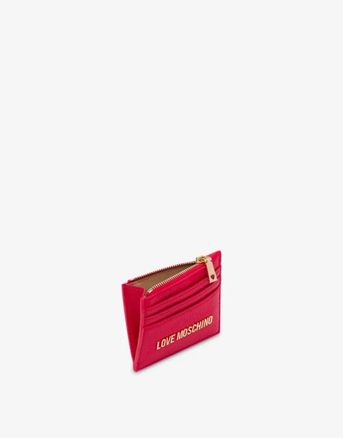 Card holder with logo lettering