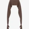 Cloak in brushed mohair
