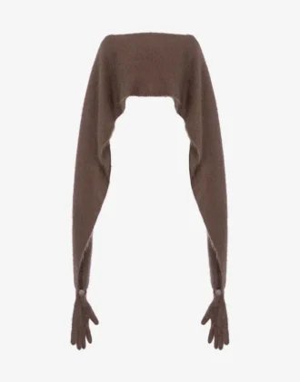Cloak in brushed mohair Cloak in brushed mohair
