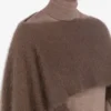 Cloak in brushed mohair