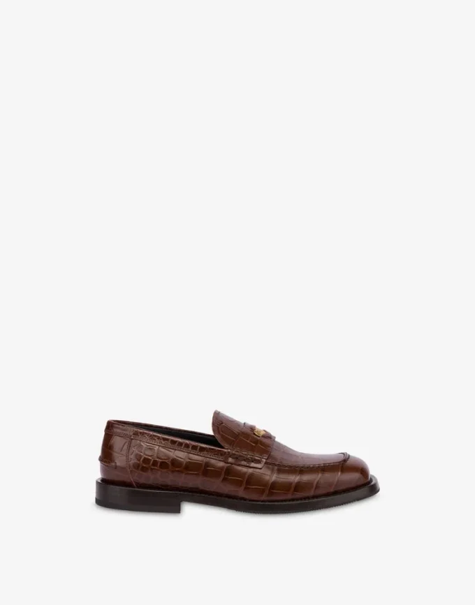 Coconut print calfskin loafers Coconut print calfskin loafers