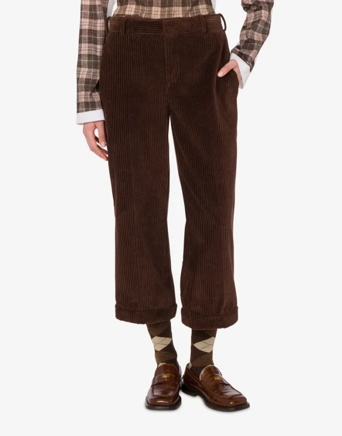 Corduroy crop pants Corduroy crop pants