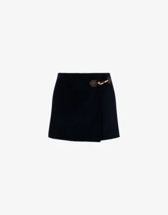 Corduroy miniskirt