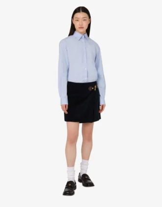 Corduroy miniskirt