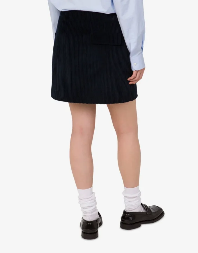Corduroy miniskirt