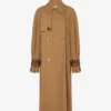 Cotton blend gabardine trench coat Cotton blend gabardine trench coat