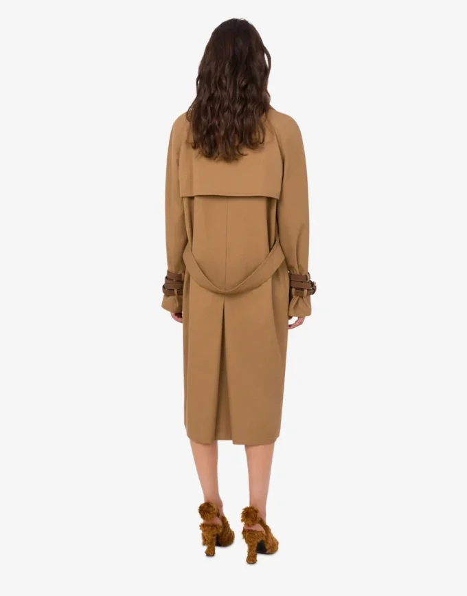 Cotton blend gabardine trench coat Cotton blend gabardine trench coat