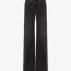 Cotton denim flare pants Cotton denim flare pants