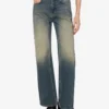 Cotton denim flare pants Cotton denim flare pants
