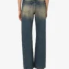 Cotton denim flare pants Cotton denim flare pants
