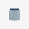 Cotton denim miniskirt