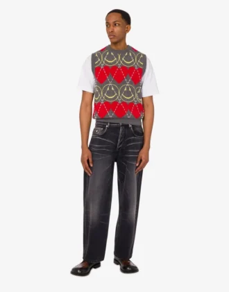 Cotton denim pants