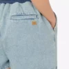 Cotton denim shorts