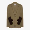Cotton diagonal jacket Cotton diagonal jacket
