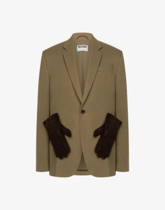 Cotton diagonal jacket