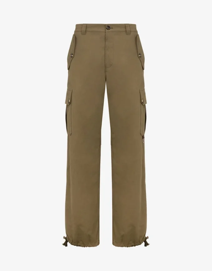 Cotton diagonal pants Cotton diagonal pants