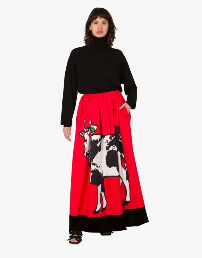 Cotton gabardine skirt Archive Cotton gabardine skirt Archive