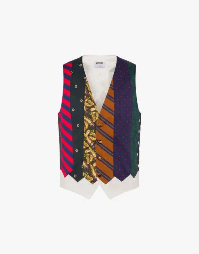 Cotton gabardine vest Archive Cotton gabardine vest Archive