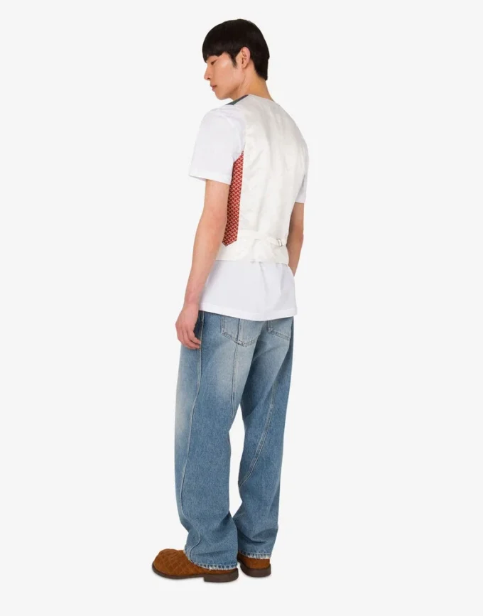 Cotton gabardine vest Archive Cotton gabardine vest Archive