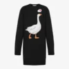 Cotton Knit Dress Goose