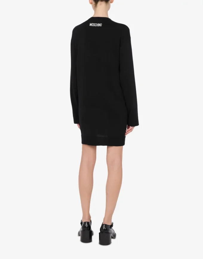 Cotton Knit Dress Goose