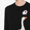Cotton Knit Dress Goose