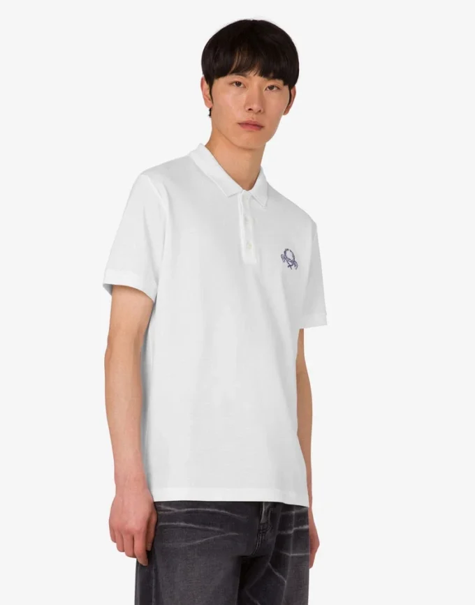 Cotton pique polo shirt Laurel Crown
