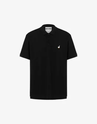 cotton piquet polo goose embroidery 1 330x421 - Cotton Piquet Polo Goose Embroidery