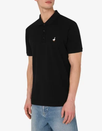 cotton piquet polo goose embroidery 2 330x421 - Cotton Piquet Polo Goose Embroidery