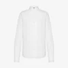 Cotton poplin jacquard shirt