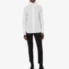 Cotton poplin jacquard shirt