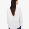 Cotton poplin jacquard shirt