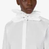 Cotton poplin jacquard shirt