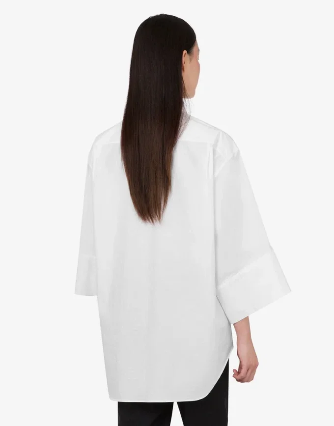 Cotton poplin shirt
