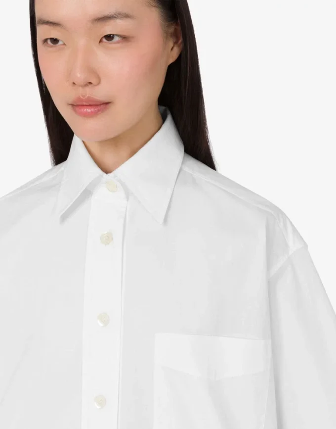 Cotton poplin shirt