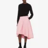 Cotton poplin skirt