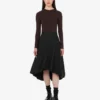 Cotton poplin skirt