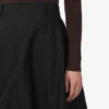 Cotton poplin skirt