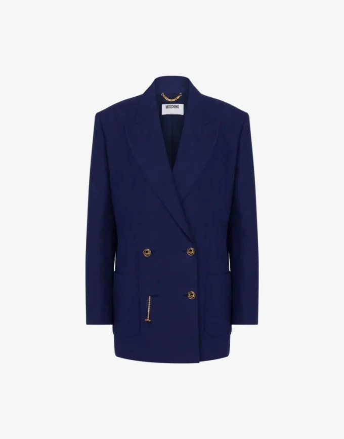 Cotton shantung jacket Laurel Crown Cotton shantung jacket Laurel Crown