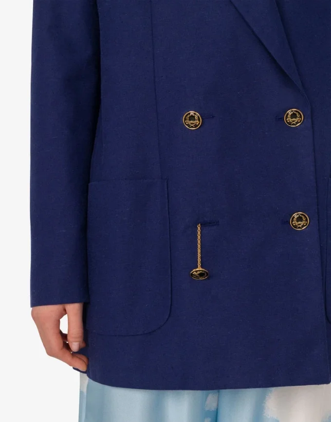 Cotton shantung jacket Laurel Crown Cotton shantung jacket Laurel Crown