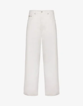 Cotton shantung pants