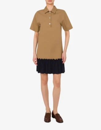 Cotton twill dress