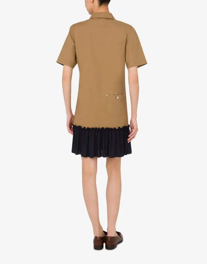 Cotton twill dress