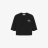 Cropped T-shirt Laurel Crown Logo