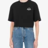 Cropped T-shirt Laurel Crown Logo