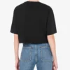 Cropped T-shirt Laurel Crown Logo