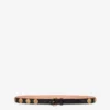 Decorated cowhide belt