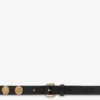 Decorated cowhide belt