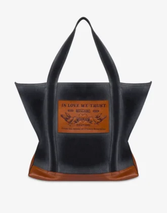 Denim maxi tote